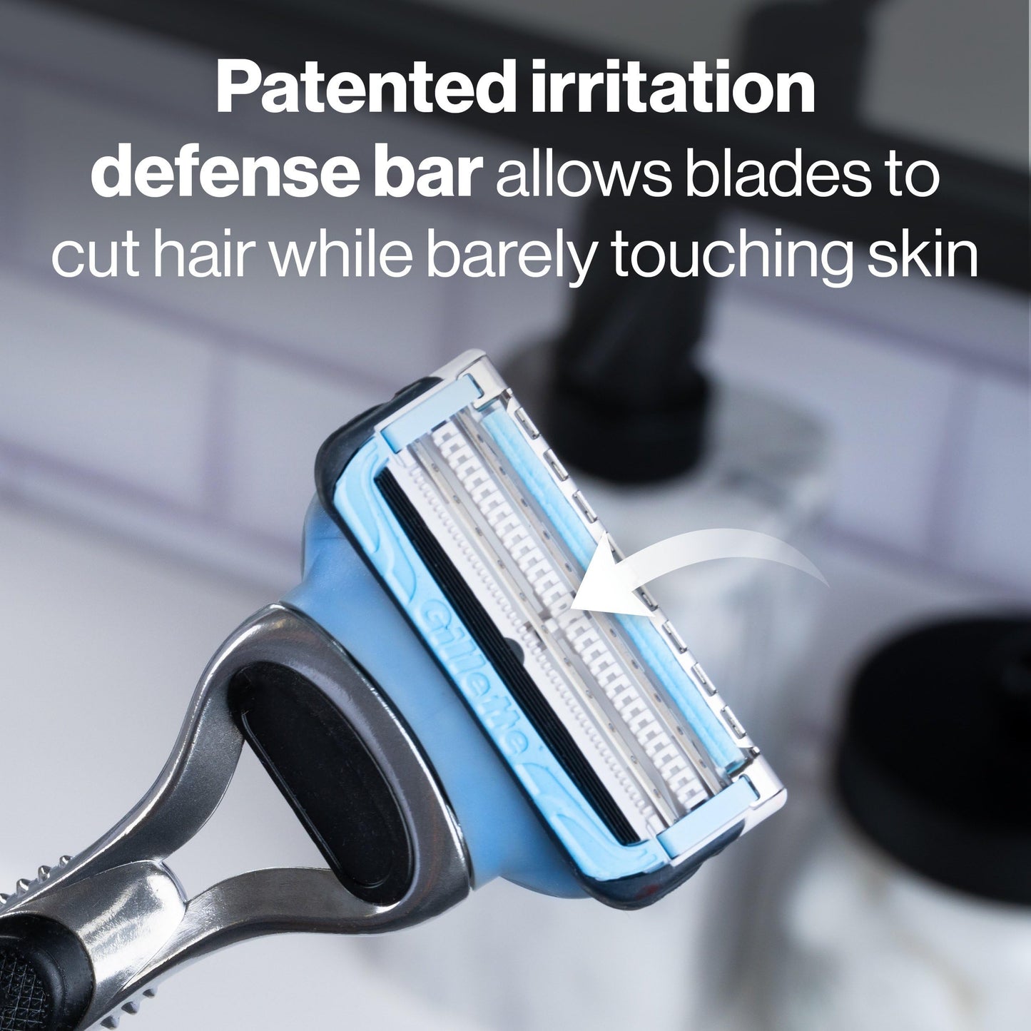 Gillette SkinGuard Razor Blade Refills for Men, 2 Blade Cartridge, SkinGuard for Sensitive Skin, Lubrication, Fits SkinGuard Razor Handles, 8 Count Beauty and Personal Care Gillette