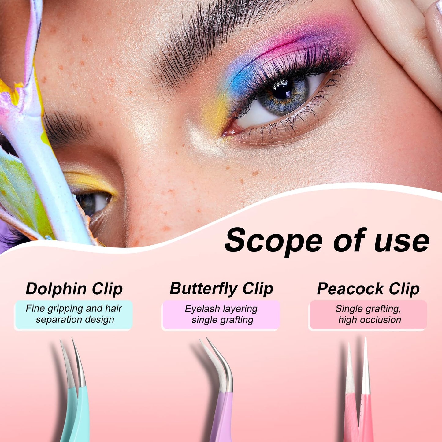 5pcs Eyelash Extension Tweezers High Precision?Straight and Curved Volume Lash Tweezers for Extensions?lash tweezers for eyelash extensions? Crafting? Beauty and Personal Care LQOQA