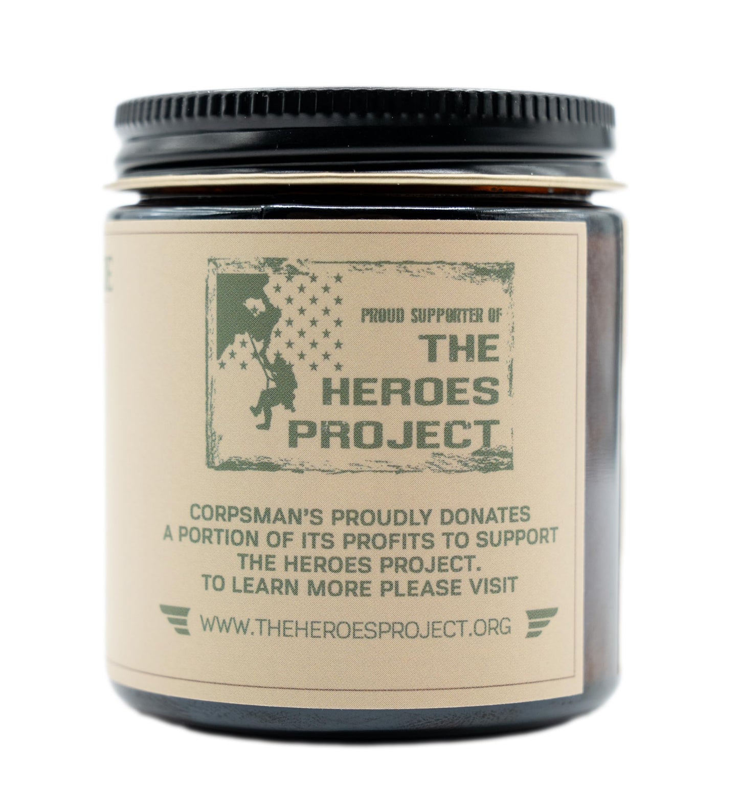 Corpsman's TRADITIONAL POMADE | Firm Hold | High Shine | 4 ounce glass jar