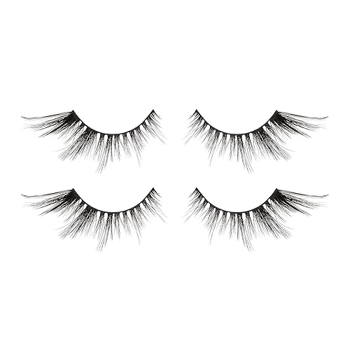 i-ENVY 2 Pairs False Eyelashes Feline Vibe Cat and Fox Eye Lifting Look, Dramatic Lashes (02)