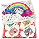 Bath Bombs for Kids - Natural and Organic Magic Rainbow Bubble Bath Bombs w/Moisturizing Shea Butter and Natural Oils, 4 Large Unicorn Cloud…