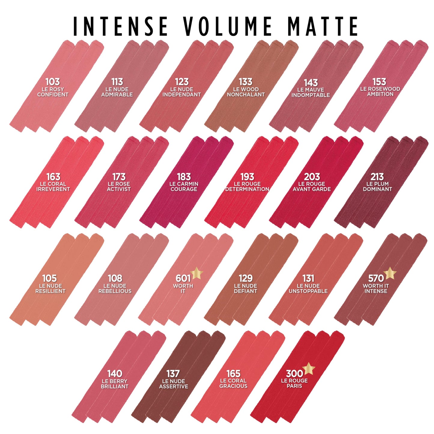 L'Oreal Paris Colour Riche Intense Volume Matte Lipstick, Lip Color Infused with Hyaluronic Acid for up to 16hr All Day Comfort, Le Nude Admirable,