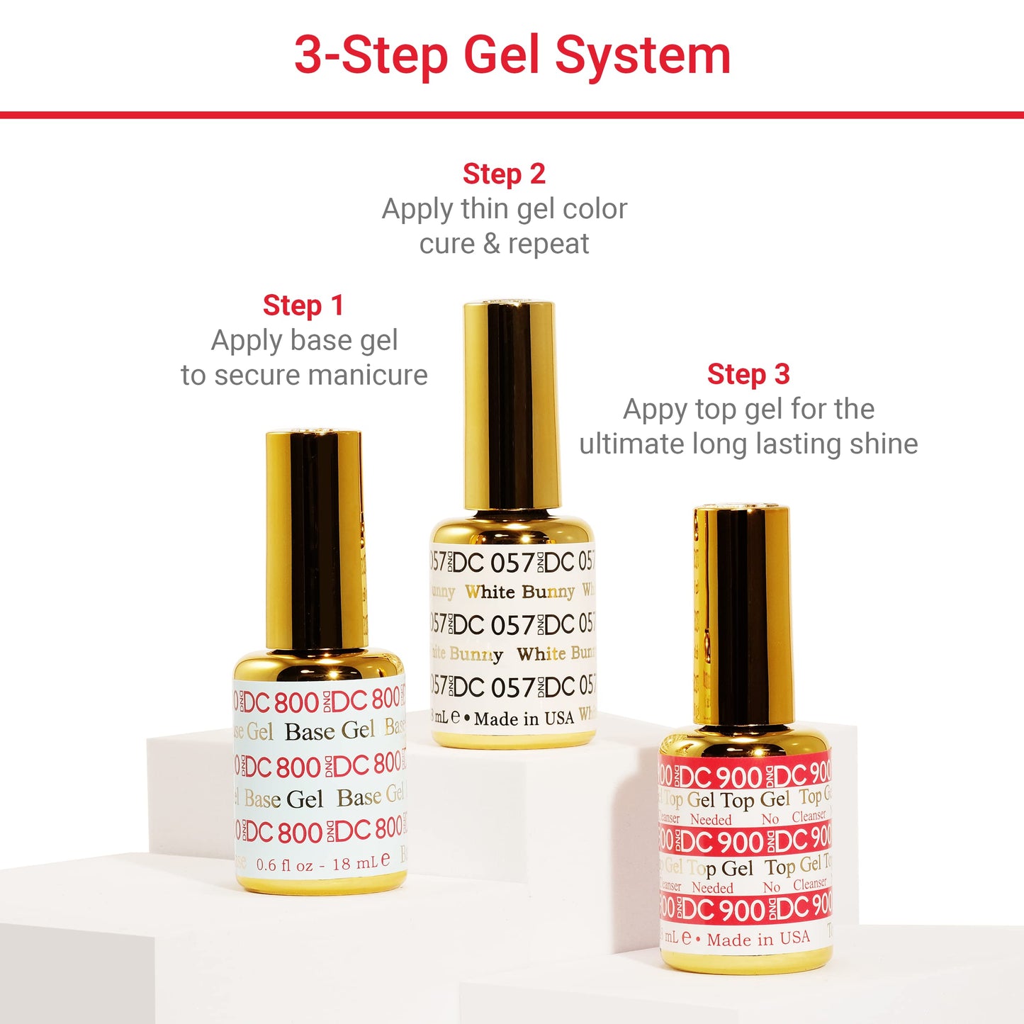 DND DC Gel Polish Set, Beige Nude Collection, UV/LED Gel Polish and Air Dry Nail Lacquer, Matching Chip-Free Polish Duo, 085 Pumpkin Latte, 0.5 Fl Oz