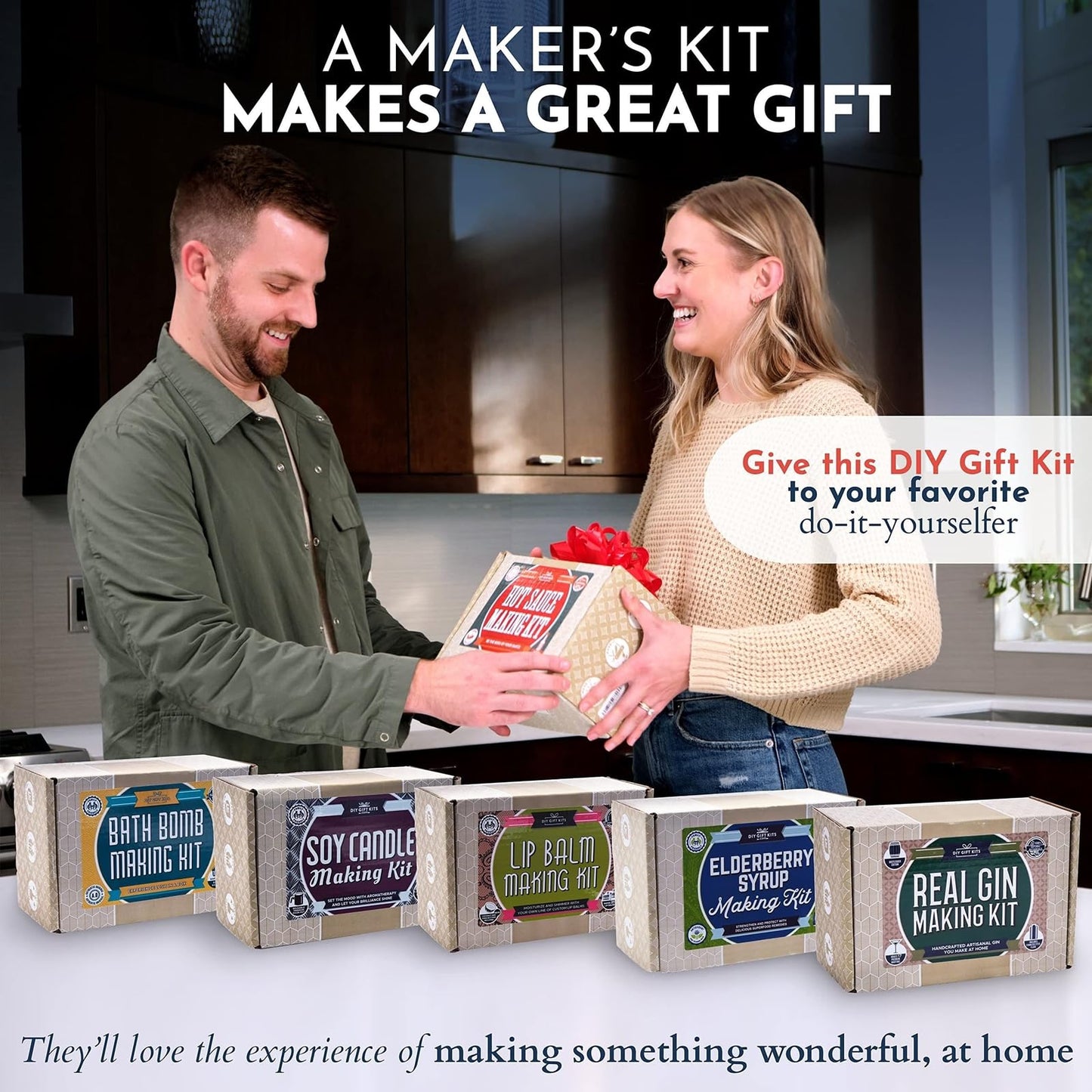 DIY Gift Kits Lip Balm Making Kit - DIY Self-Care Craft Kits - Lip Balm Equipment with Mica & Tubes - DIY Homemade Products with Shea & Coconut Butter