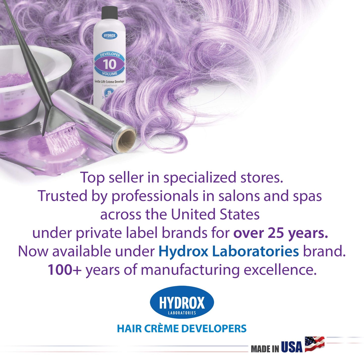 Hydrox 10-Volume Creme Developer Gentle Lift, 32 Ounce (single)