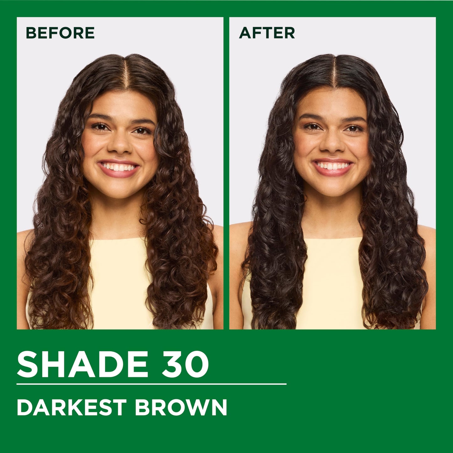 Garnier Nutrisse Haircolor, 30 Darkest Brown 1 ea