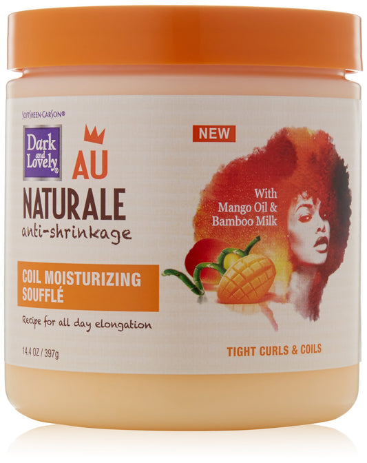 SoftSheen-Carson Dark and Lovely Au Naturale Curly Hair Products, Coil Moisturizing Souffle, Mango Oil & Bamboo Milk, Defines and Softens Tight Curls Beauty & Personal Care SoftSheen