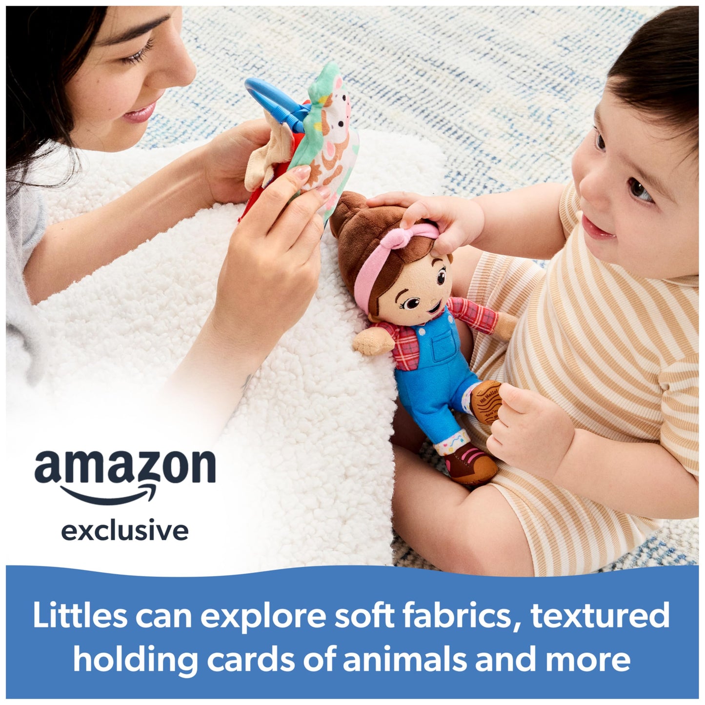 Ms. Rachel Official Farm Friends Baby Registry Gift Set with Plush, Animals Cards & Finger Puppet, Educational Toys & Baby Toys for Girls & Boys Ages…