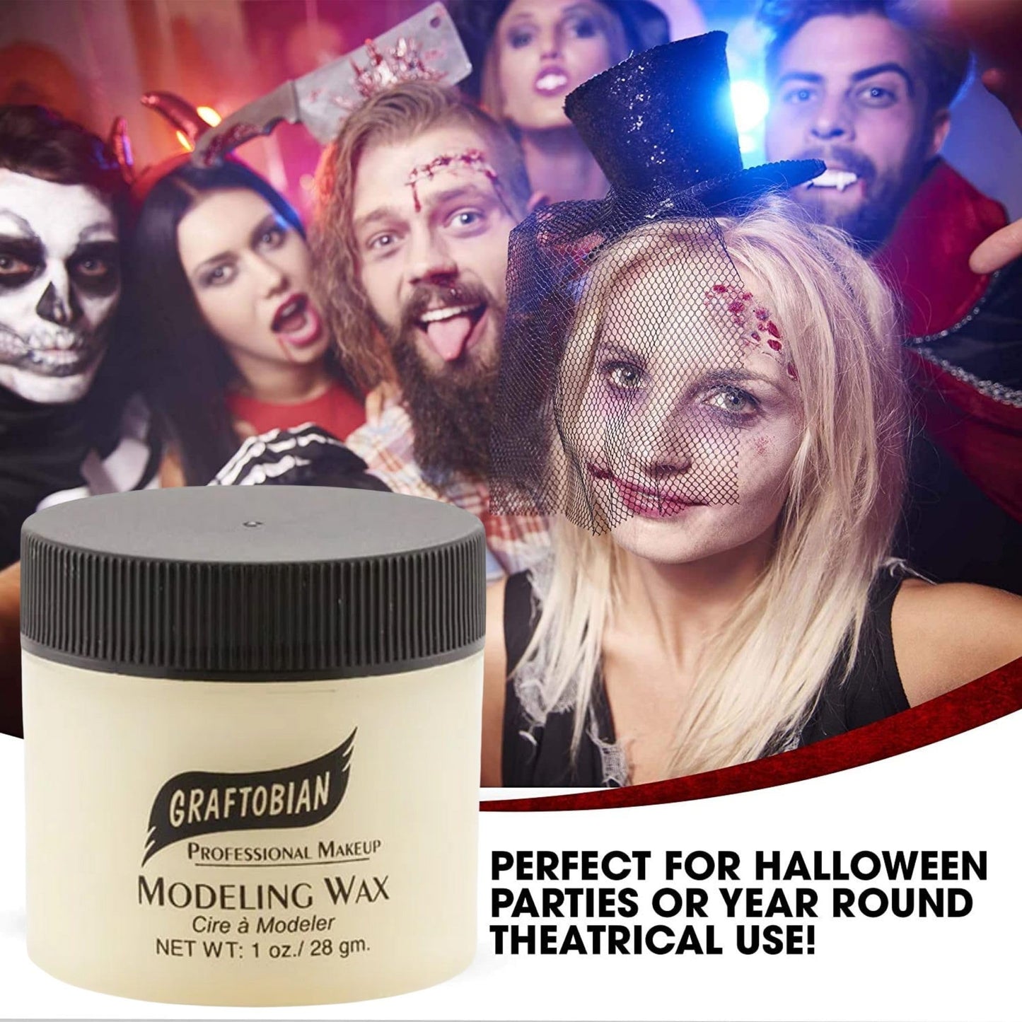 Graftobian Modeling Wax - Bone (1 oz)