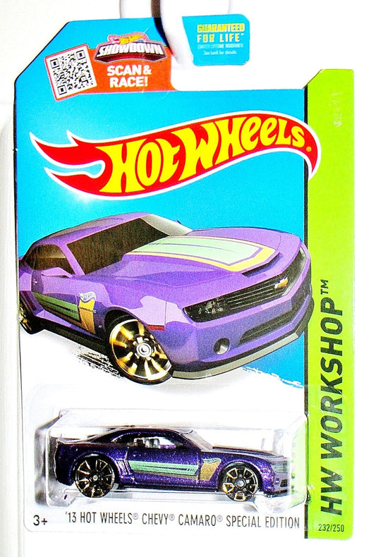 Hot Wheels, 2015 HW Workshop, '13 Hot Wheels Chevy Camaro Special Edition [Purple] 232/250