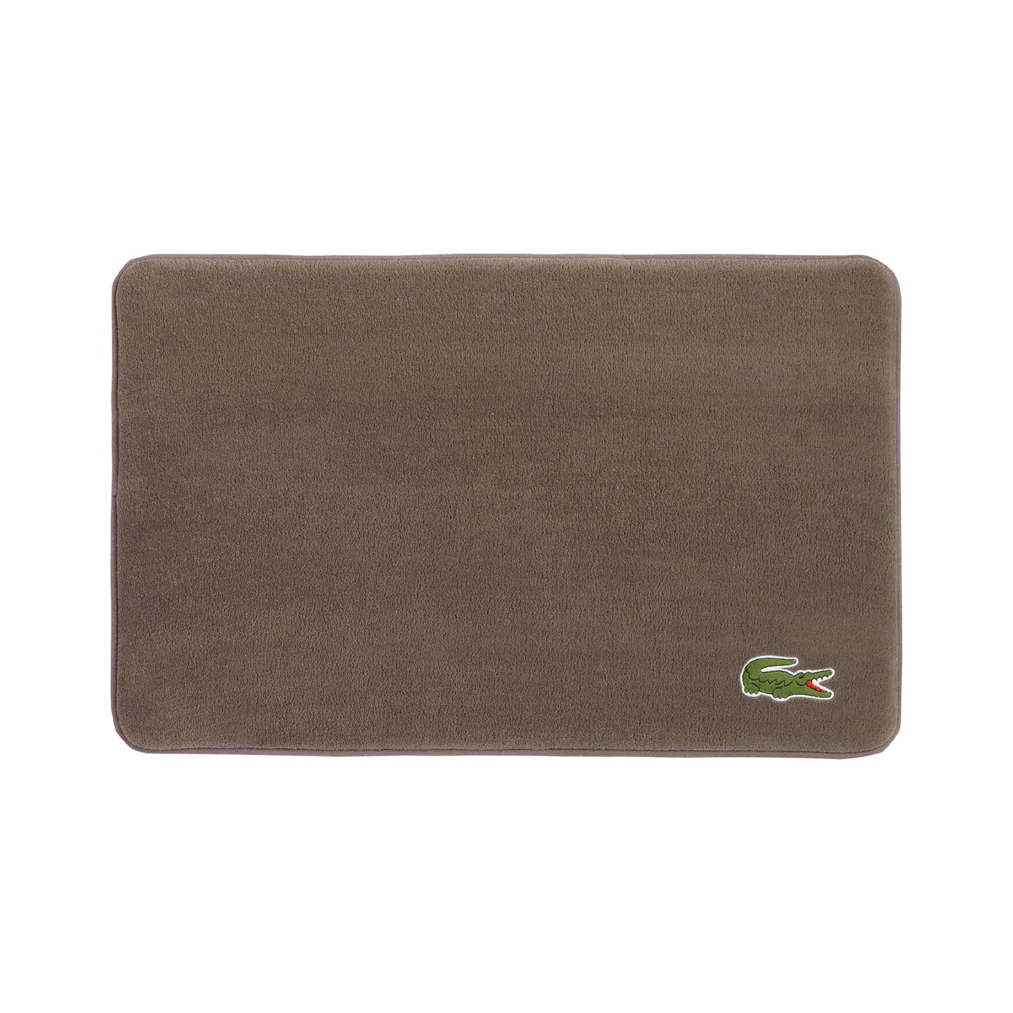 Lacoste Memory Foam Bath Rug - Ultra Soft Fleece Bathroom Mat with Embroidered Crocodile Logo, Super Absorbent, Non-Slip Backing, Machine Washable…