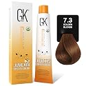 GK HAIR Global Keratin Professional Hair Color Cream Tube (3.4 Fl Oz/100ml) Nourishing & Cleansing Colors for Styling High Performance Long Lasting