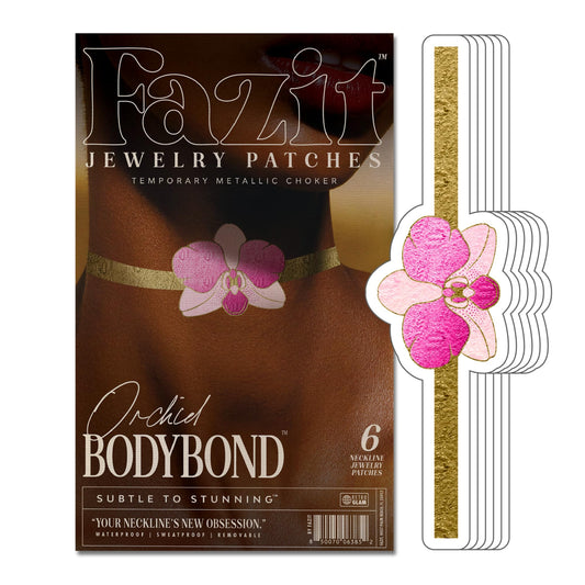 Fazit Makeup Patches - Orchid Bodybond - Glow Up Make-Up Patches - Cute Glitter Makeup Accessories for Women - Cosmetic Body Glitter Beauty & Personal Care Fazit