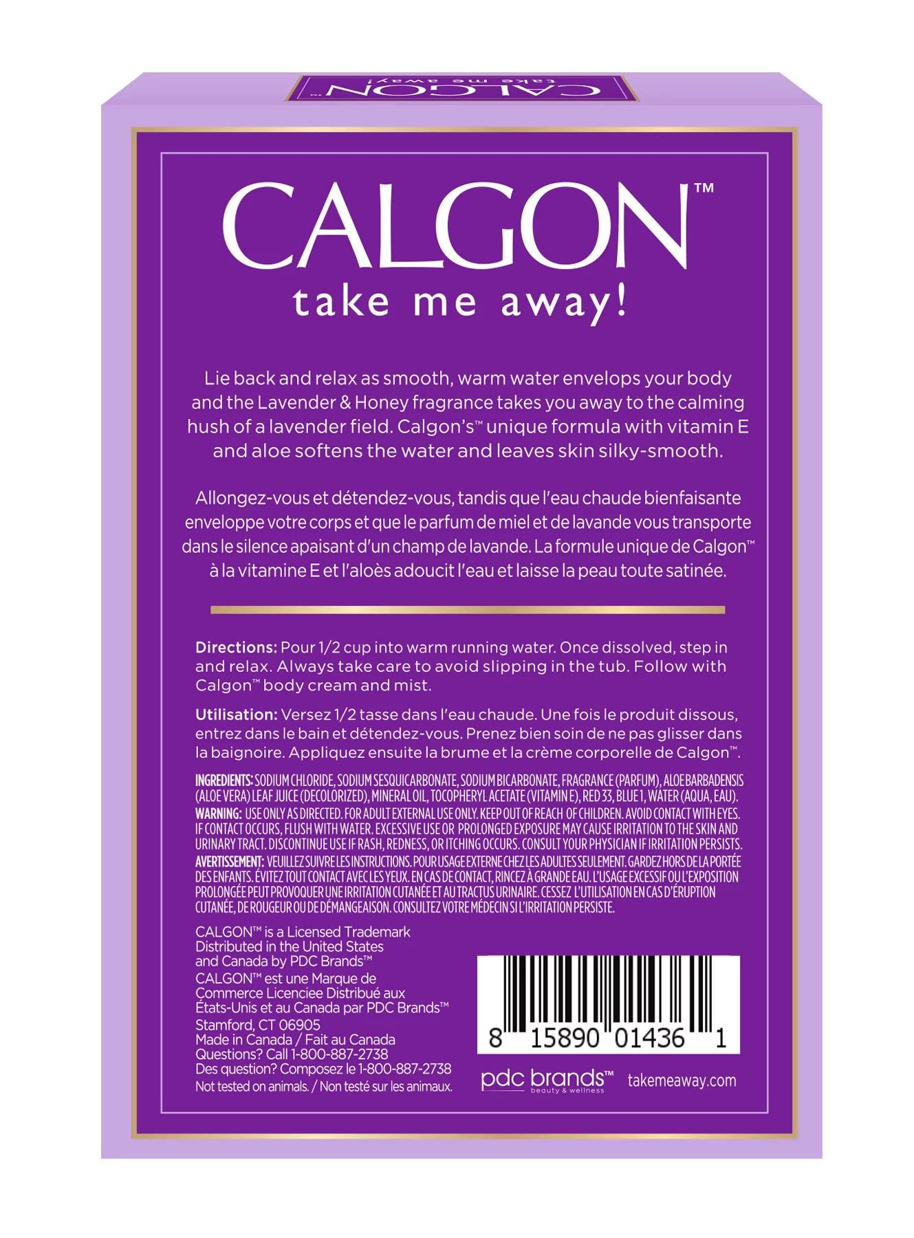 Calgon Ultra Moisturizing Bath Beads, Lavender Vanilla, 30 oz - 2pc Beauty and Personal Care Calgon