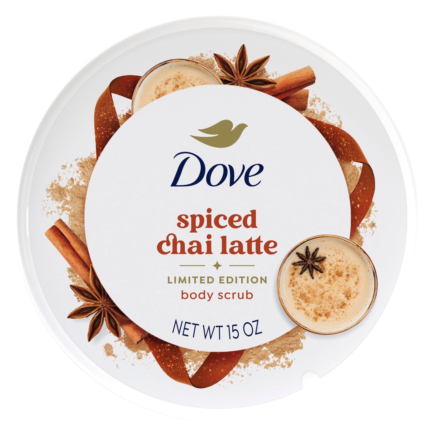 Dove Scrub Cinnamon Pumpkin Pie Exfoliates & Moisturizes Skin 15 OZ Beauty & Personal Care Dove