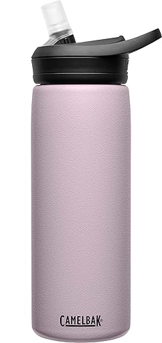 CamelBak Eddy+ Insulated Stainless Steel Bite Valve Straw Water Bottle Purple Sky, 20oz