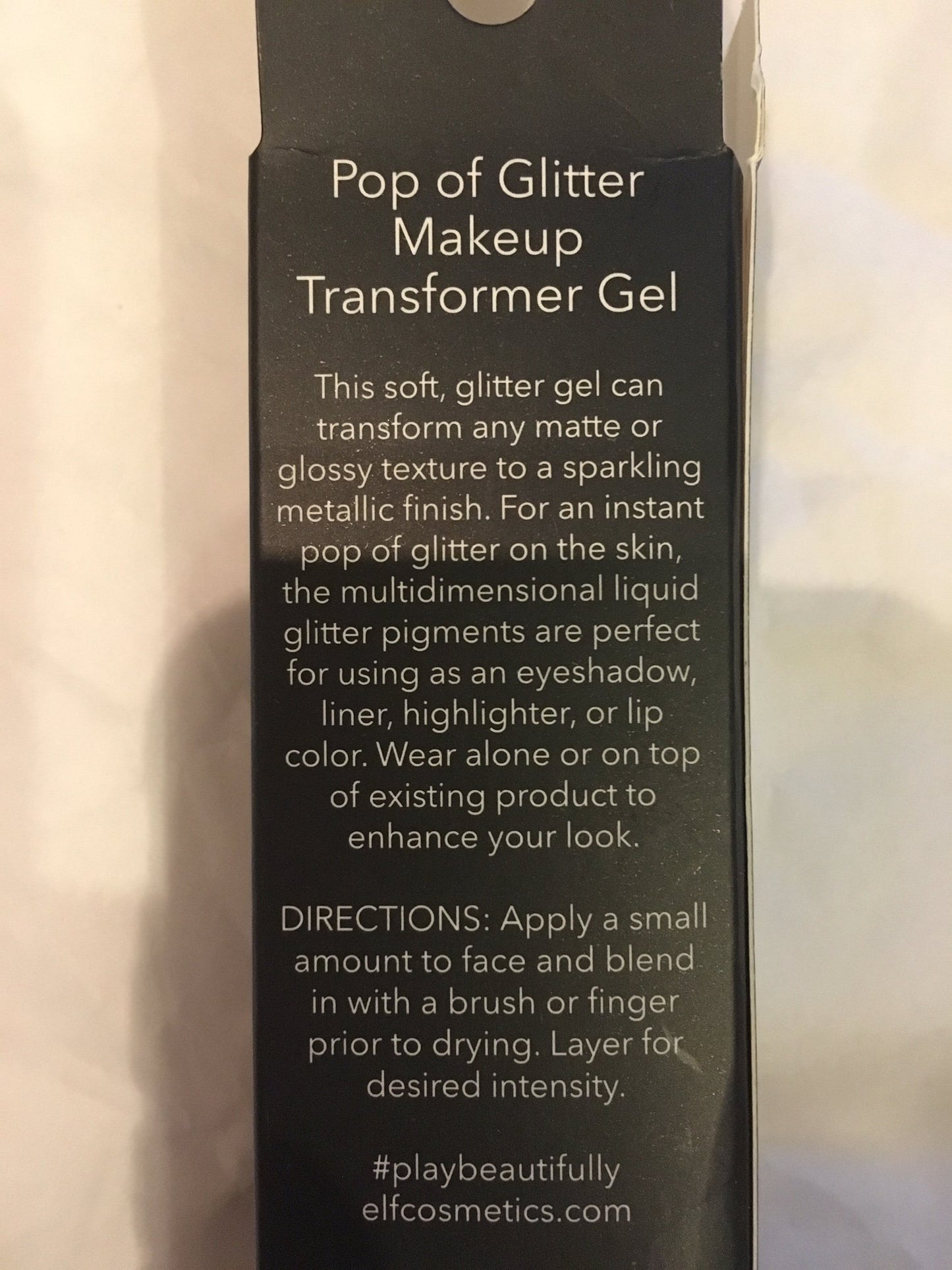 E.L.F. Pop of Glitter Makeup Transformer Gel Glided Bronze