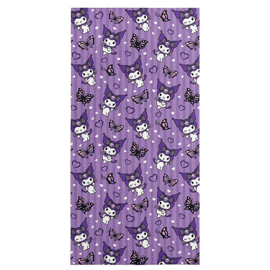 Northwest Kuromi Microfiber Beach Towel, 30" x 60", Cute Kuromi
