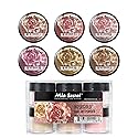 Mia Secret Colored Acrylic Nail Art Powder Collection - Rosegold, 6PC