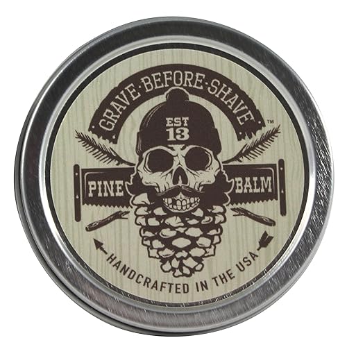 Grave Before Shave™ Pine Scent Beard Balm (Pine/Cedar wood scent) (2 oz.)