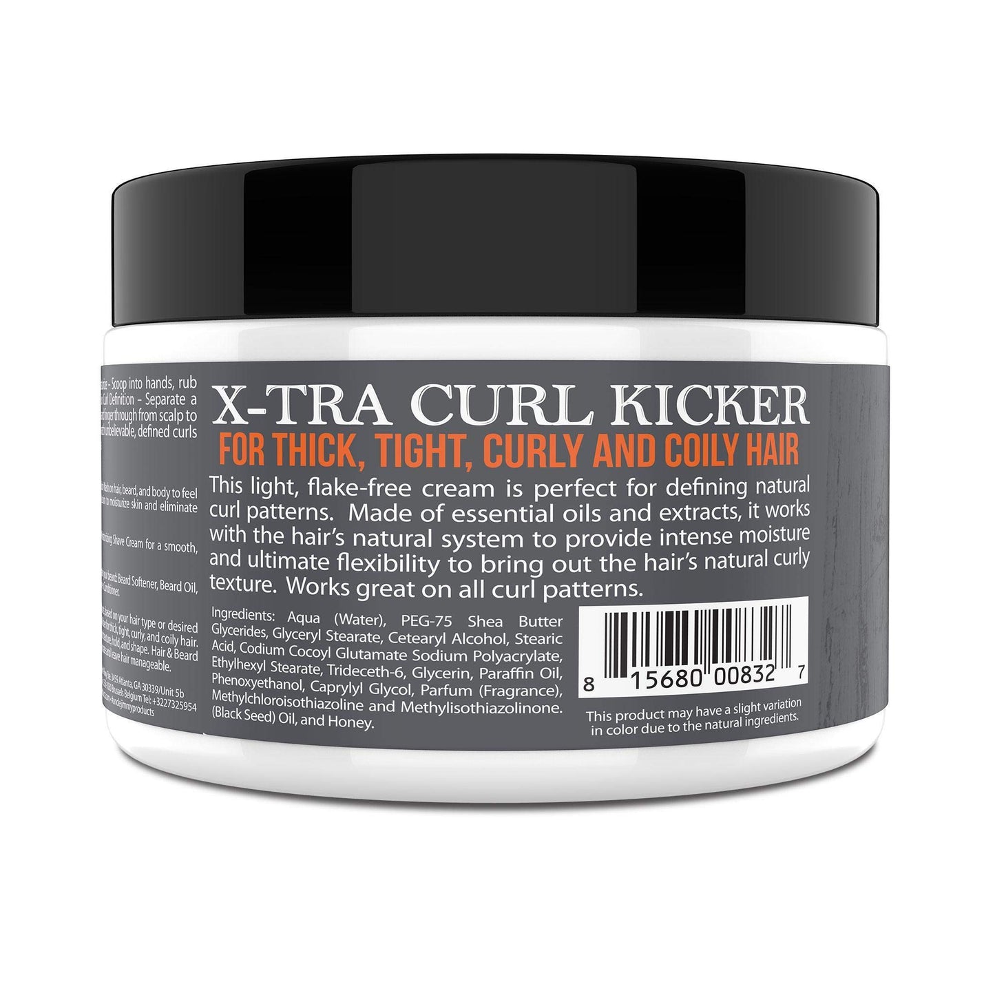 Uncle Jimmy X-TRA Curl-Kicker | Curl Enhancer & Moisturizer for Thick, Curly, Coily, Wavy & Frizzy Hair | Defines & Hydrates | 8oz