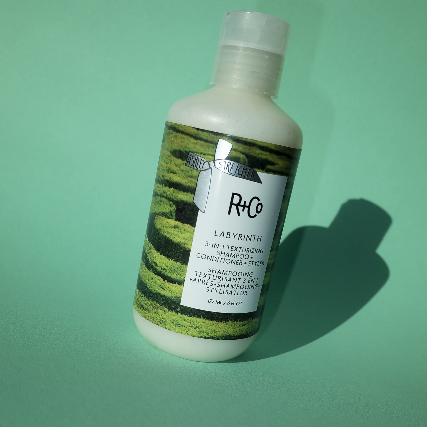 R+Co Labyrinth 3-in-1 Texturizing Shampoo, Conditioner & Styler - Cleanses, Adds Texture, Volume & Hydration - Builds Touchable, Piecey Volume for All