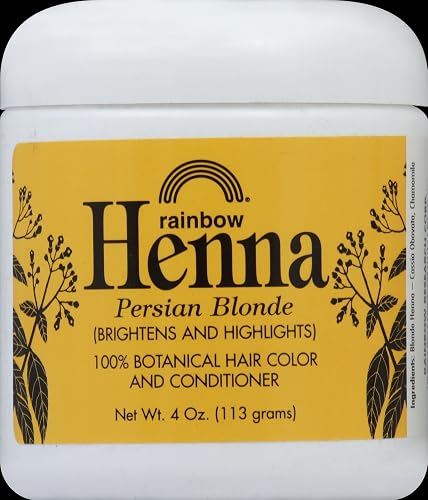 Rainbow Research Henna 100% Botanical Hair Color and Conditioner - Persian Blonde - 4 oz