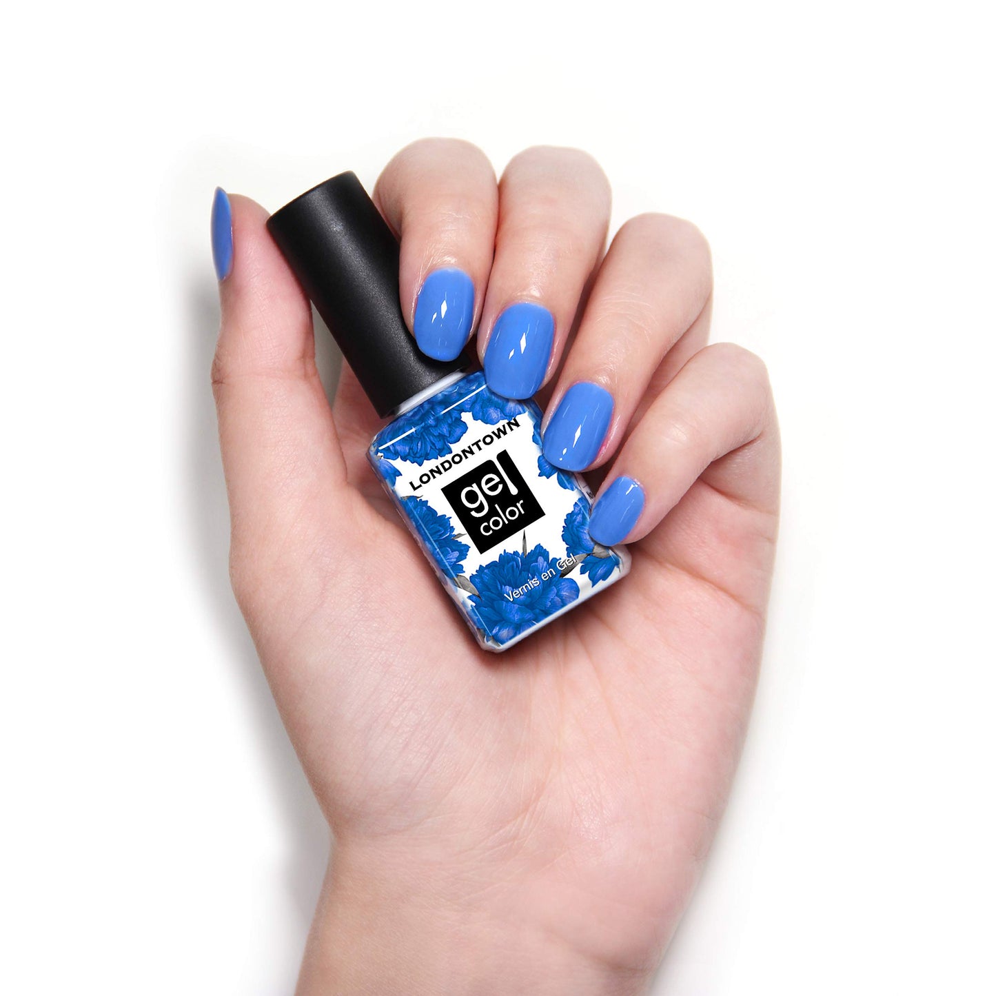 LONDONTOWN UV/LED Gel Nail Polish, Glossy Azure Blue, Poolside Dreams, 0.4 Fl Oz, Long Lasting, Chip Resistant High Shine Color Beauty & Personal Care LONDONTOWN