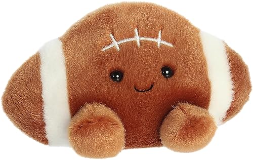 Aurora® Adorable Palm Pals™ Tackle Football™ Stuffed Animal - Pocket-Sized Play - Collectable Fun - Brown 5 Inches