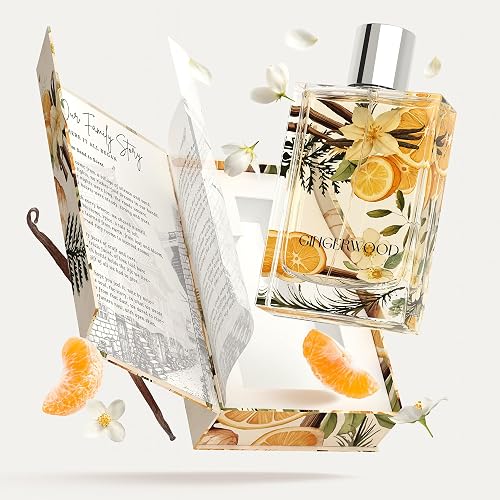 Kumbra With Love Gingerwood Eau de Parfum 100ML - Woody Perfume For Women - Long-Lasting Scent with Jasmine, Mandarin, Ginger, Orange & Sandalwood Beauty & Personal Care Kumbra With Love