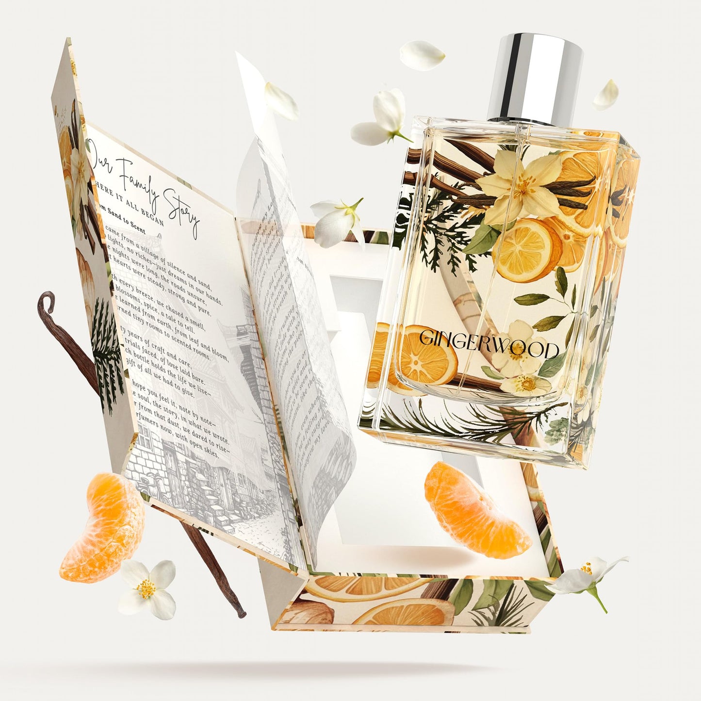 Kumbra With Love Gingerwood Eau de Parfum 100ML - Woody Perfume For Women - Long-Lasting Scent with Jasmine, Mandarin, Ginger, Orange & Sandalwood Beauty & Personal Care Kumbra With Love