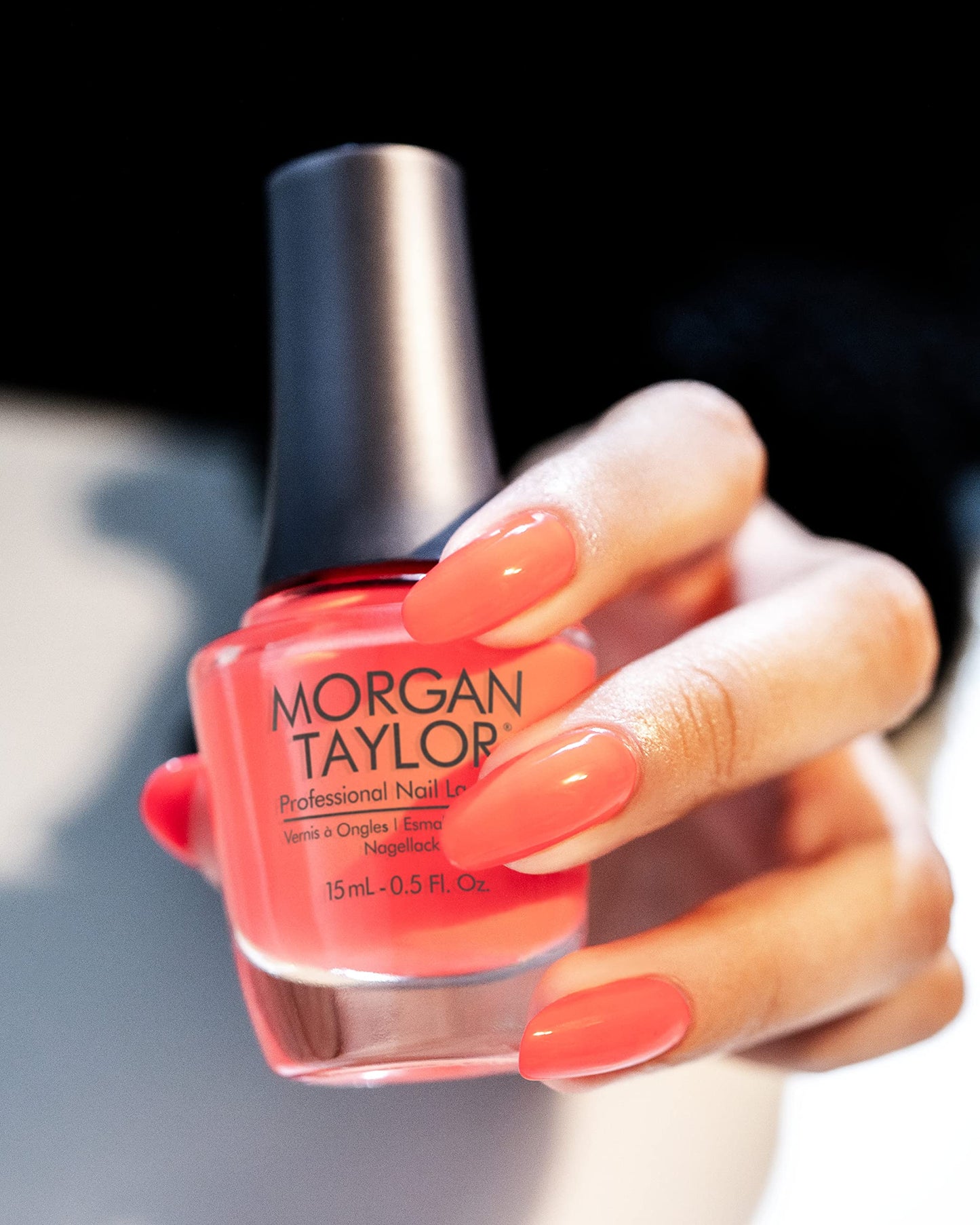 Morgan Taylor Nail Lacquer (Brights Have More Fun) Bright OrangeProfessional Lacquer, Vibrant, Chip-Resistant, Fast-Drying, Long-Lasting, High-Shine Beauty & Personal Care Morgan Taylor