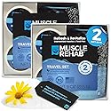 Muscle Rehab Sports Recovery Intro Gift Set (2) Sets- Fast-Absorbing Muscle Soak for Post-Workout or Run - Bath Bombs and Soak for Sore Muscles…