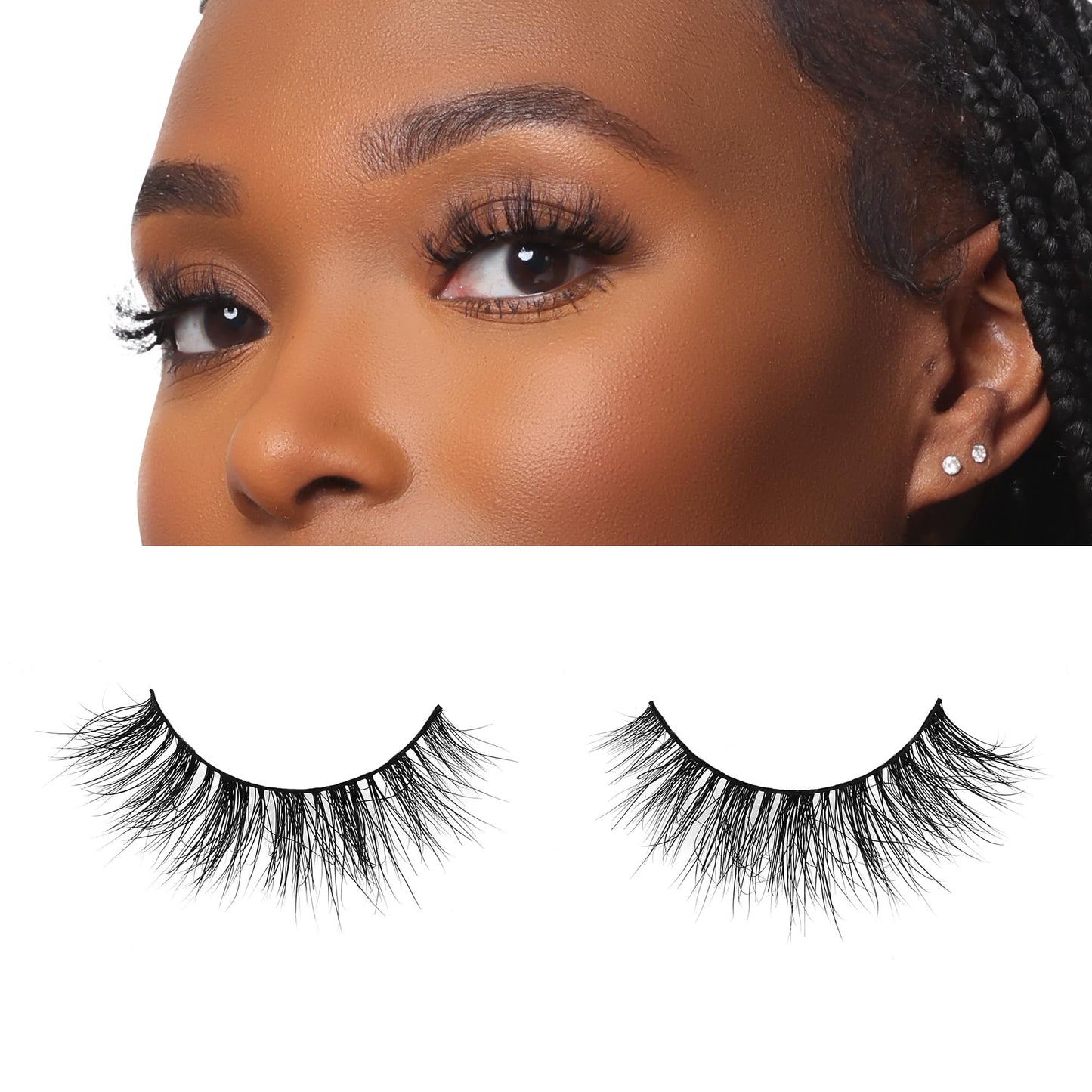 Laflare 3D NY Mink Eyelashes, 100% Real Mink Hair Lashes, Luxury Makeup, Natural, Light, Trendy, Variety, Reusable, Multi layered Real Mink Hair…