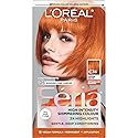 L'Oreal Paris Feria Multi-Faceted Shimmering Permanent Hair Color, C74 Copper Crave (Intense Copper), Pack of 1 Hair Dye Kit