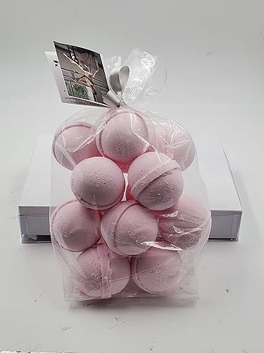 Spa Pure Cotton Candy Bath Bombs: Fizzies Made in USA with Shea Butter, Ultra Moisturizing, Great for Dry Skin, All Skin Types (14 Count) Pack of 1