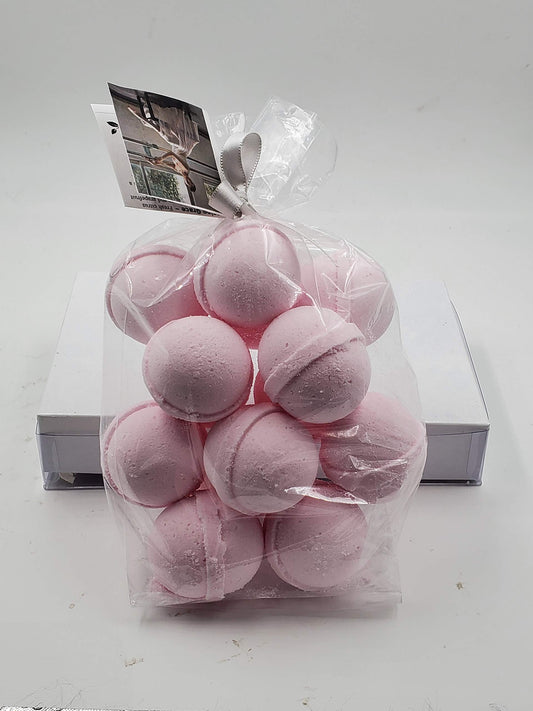 Spa Pure Cotton Candy Bath Bombs: Fizzies Made in USA with Shea Butter, Ultra Moisturizing, Great for Dry Skin, All Skin Types (14 Count) Pack of 1