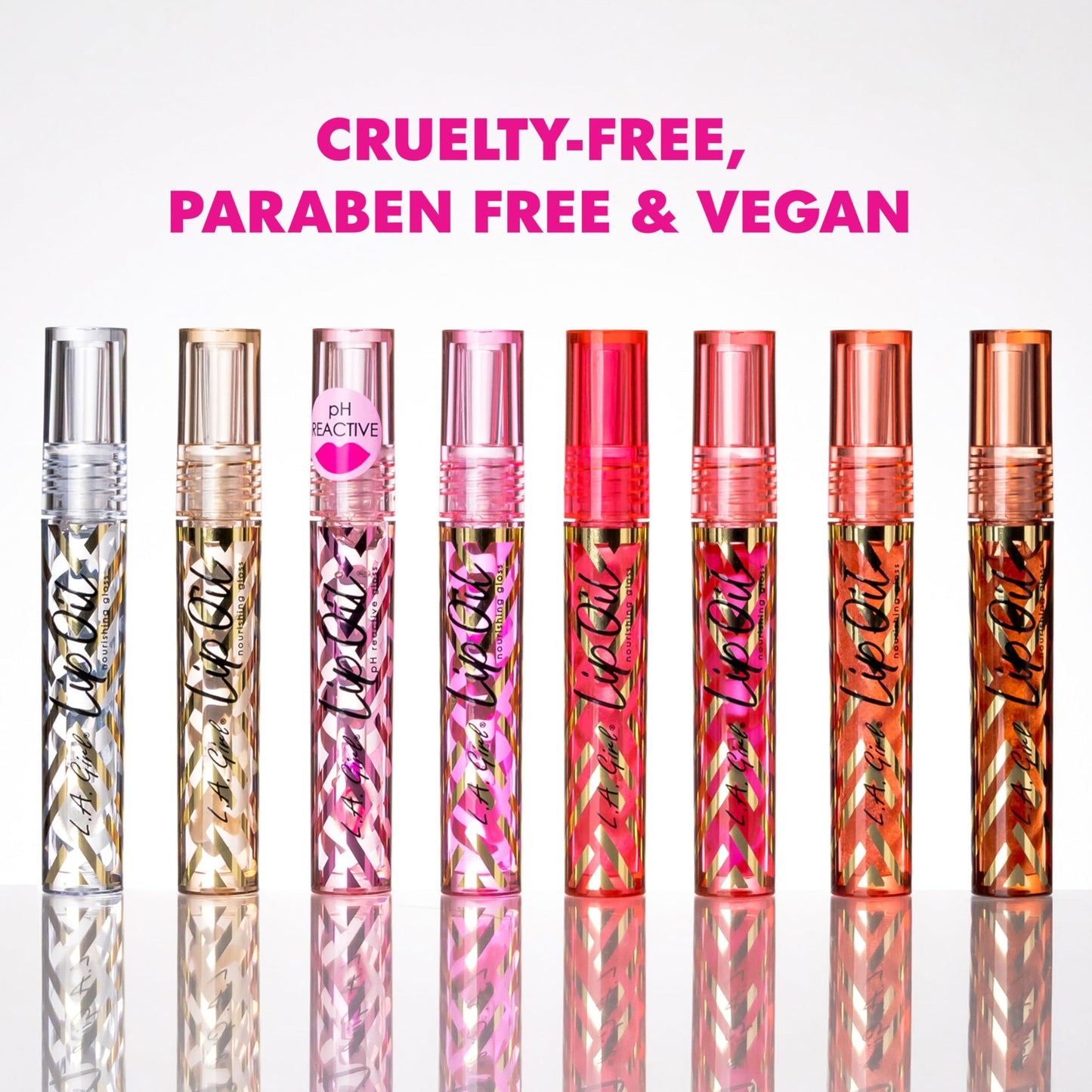 L.A. Girl Lip Oil, Shimmer Cherry GLC725