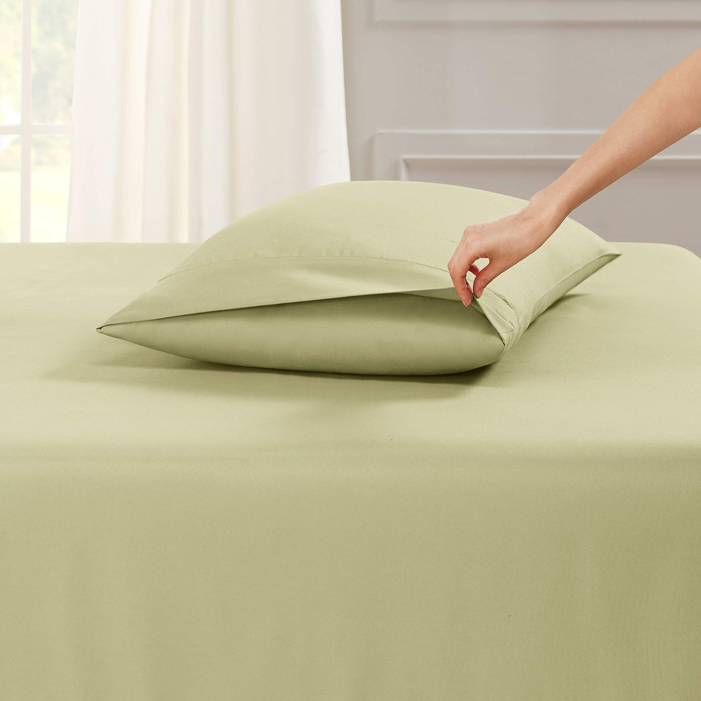 Empyrean Bedding Pillow Case - Pillow Cases Standard Size - Soft Microfiber Pillowcases - Ultra Cooling Queen Pillow Cases - Stain & Fade Resistant
