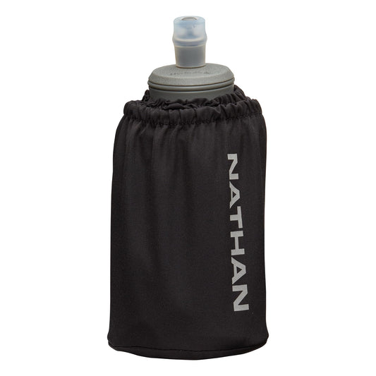 Nathan - Pinnacle 18oz Soft Flask Black/Reflective Silver OSFM
