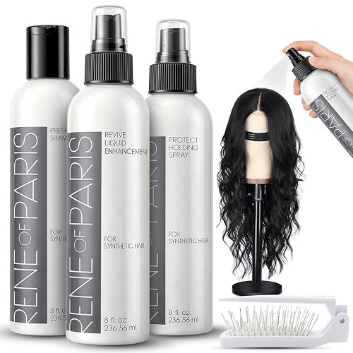 Rene of Paris Synthetic Hair Care Kits (8oz Bottles) (4PC KIT)