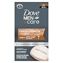 DOVE MEN + CARE Hidratante Coco + Cítricos Hand & Body Face + Shave Bar 6 Count for Hydrated Skin 3.75 oz