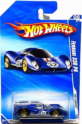 Hot Wheels 2010-076/240 HW Garage 08/10 Ferrari 330 P4 1:64 Scale