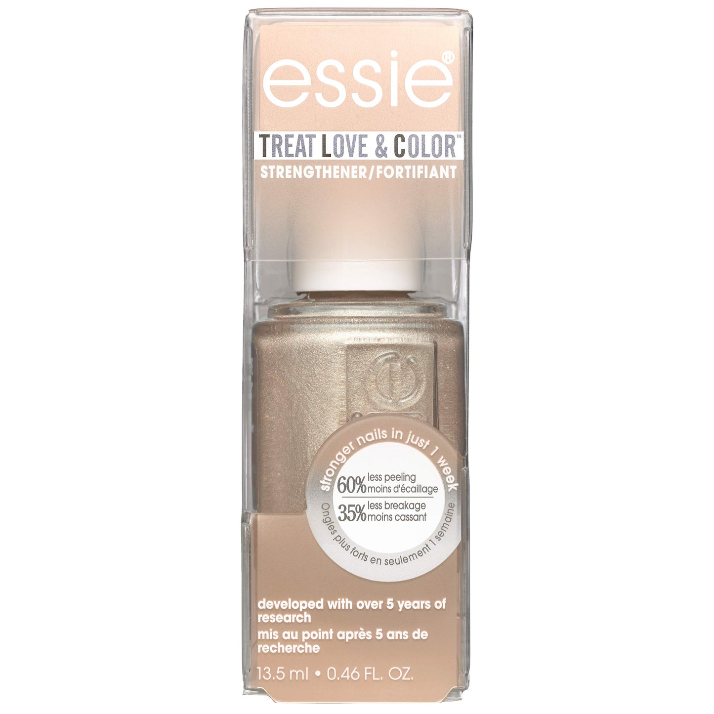 essie Treat Love & Color Nail Polish For Normal To Dry/Brittle Nails, Glow The Distance, 0.46 fl. oz. Beauty & Personal Care essie