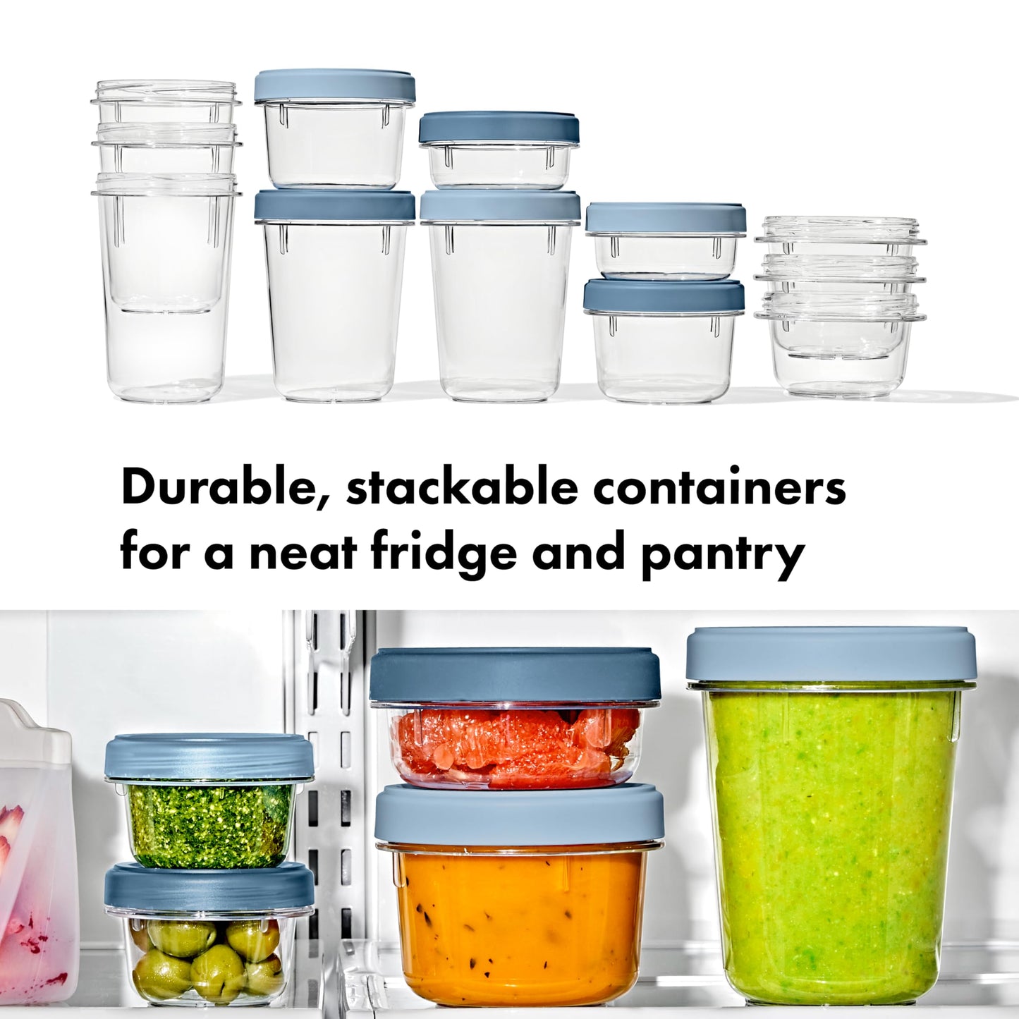 OXO Good Grips Twist & Stack Container - 32 oz - 2 Pack