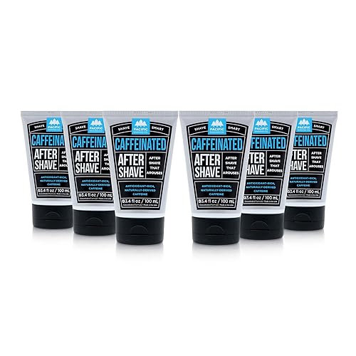 Pacific Shaving Company Caffeinated Aftershave - Helps Reduce Appearance of Redness, With Safe, Natural, and Plant-Derived Ingredients, Soothes Skin…