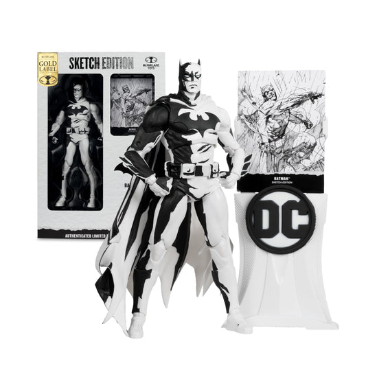 McFarlane Toys - DC - Batman Hush Sketch Gold Label Figure - EE Exclusive