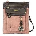 Chala Paw Print 3-in-1 Gemini Crossbody Handbag, Dog Lovers Gift (Dusty Rose)
