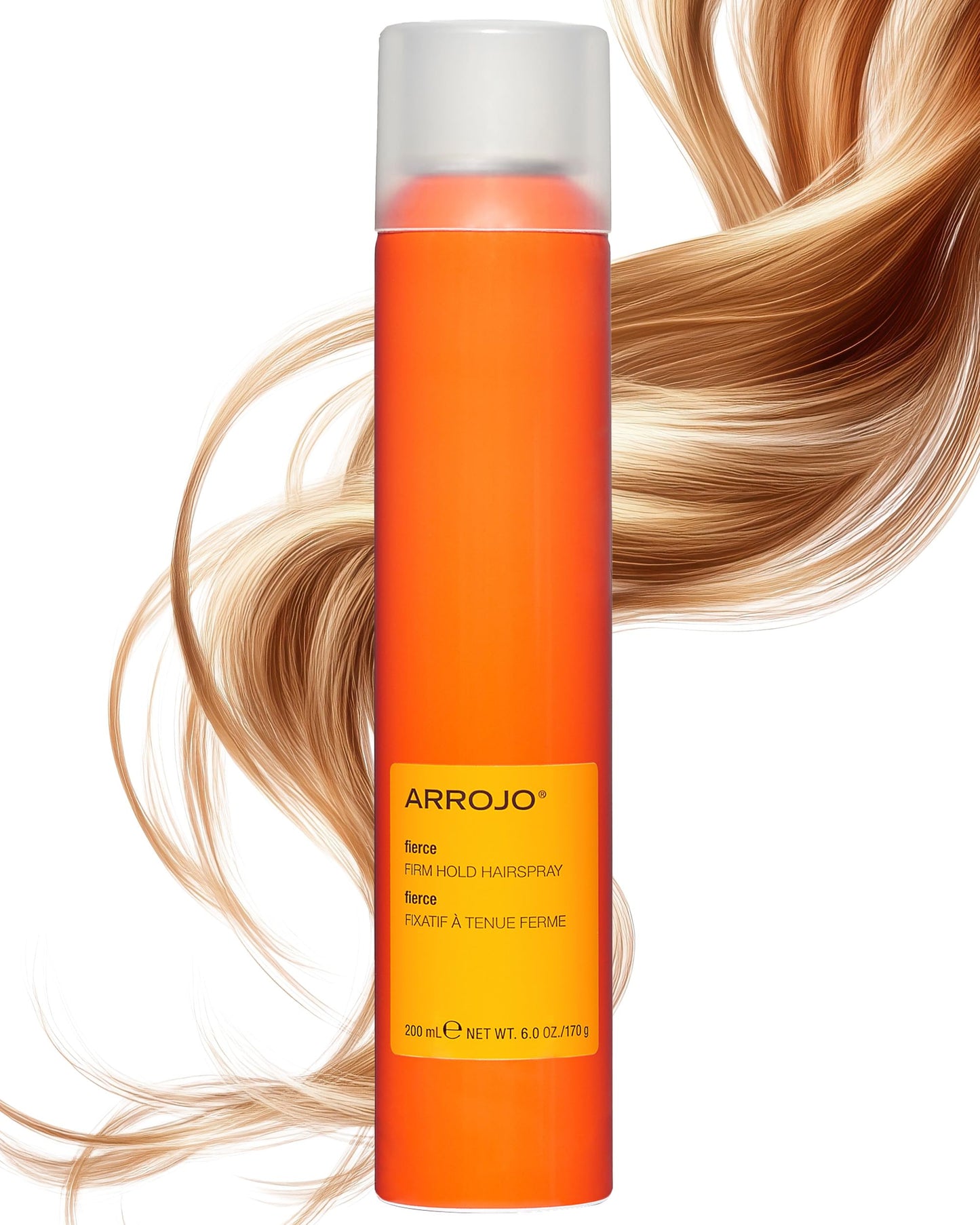 Arrojo Fierce Firm Hold Hairspray - Sulfate & Paraben-Free Firm Hold Hairspray - Anti Humidity Shine Spray for All Hair Types, 6 oz.