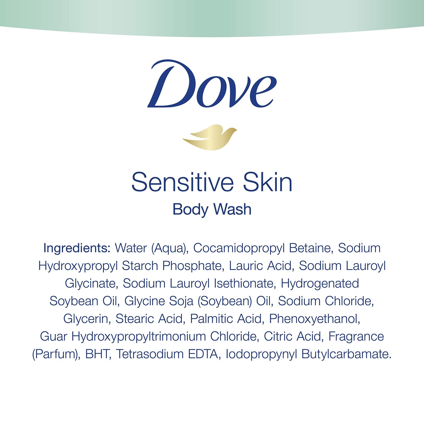 Dove Sensitive Skin Body Wash Hypoallergenic Gently Cleanses & Nourishes Skin Sensitive Skin Moisturizing and Sulfate Free 22 oz 2 Count